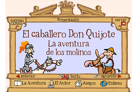 El caballero Don Quijote y la aventura de los molinos | Edelsa